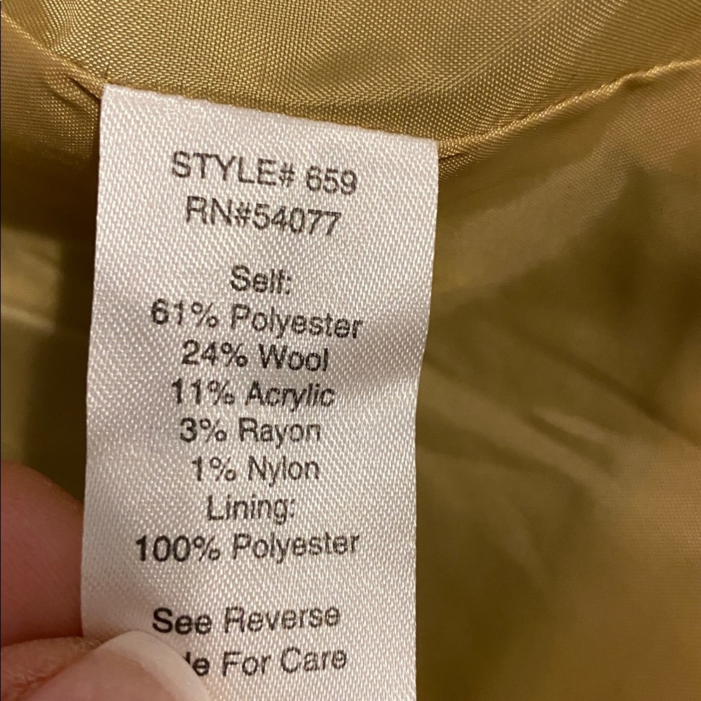 CAbi Green Double-Breasted Pea Coat - Picture 6 of 9